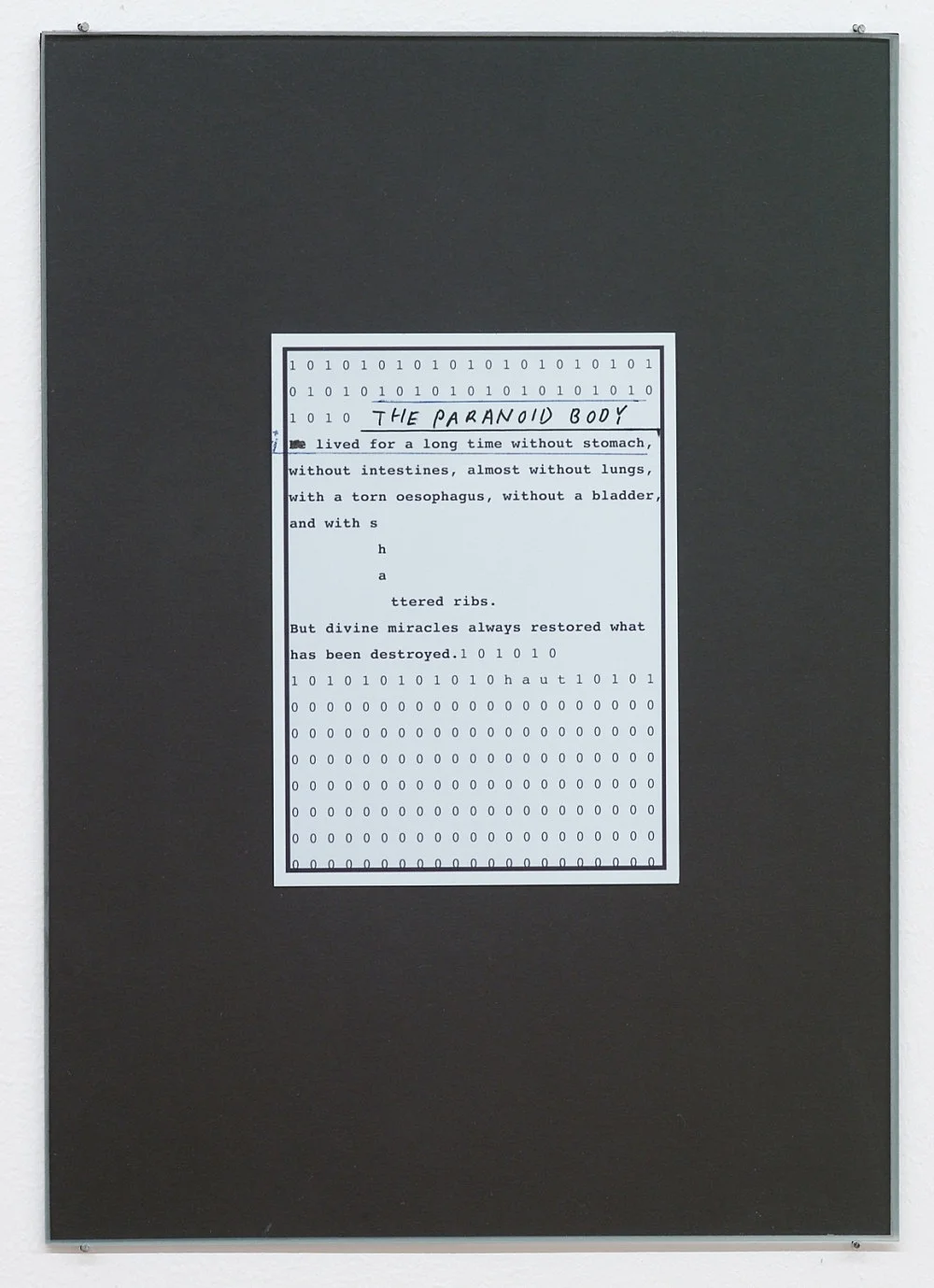 Quodlibet II — Tomma Abts, Tony Conrad, Mark Leckey, Patrick Procktor, Vincent Fecteau, Marcus Behmer, Alice Horodisch-Garnman,... — Exhibitions — Galerie Buchholz — Image 11