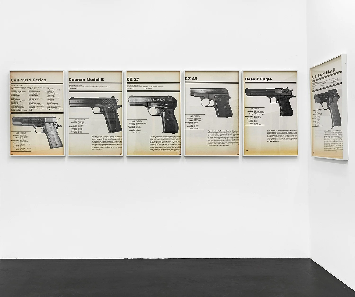 FIREARMS — Lutz Bacher — Exhibitions — Galerie Buchholz — Image 10