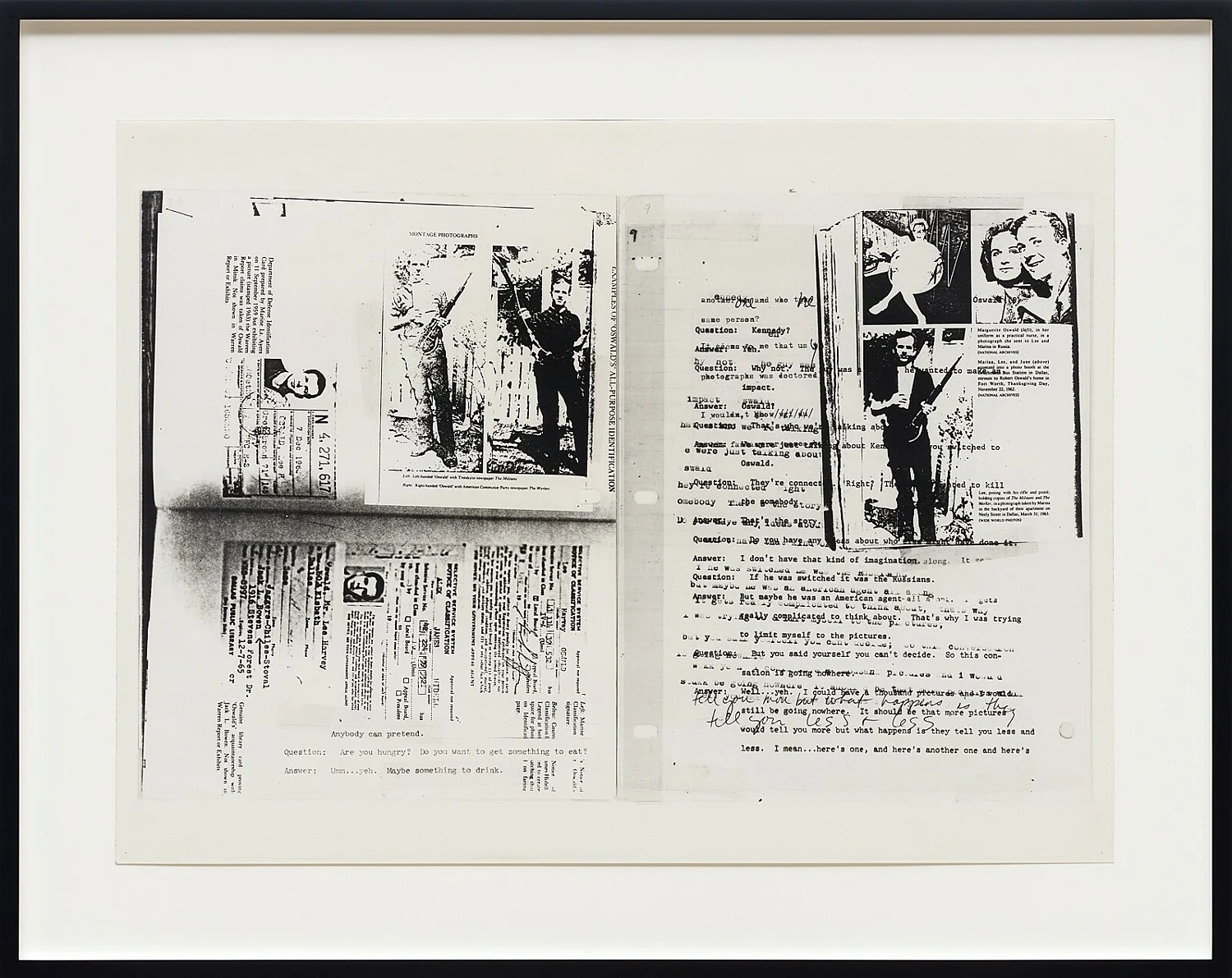 The Lee Harvey Oswald Interview — Lutz Bacher — Exhibitions — Galerie Buchholz — Image 25
